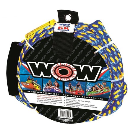 WOW SPORTS 11-3020 60 ft. 6K Tow Rope WO380020